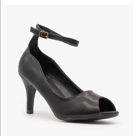 New Cute Peep Toe Heels - Picture 2 of 5